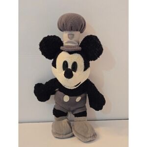 Vintage Disneyland 2001 Mickey Mouse Steamboat Willie Stuffed Animal Collectible
